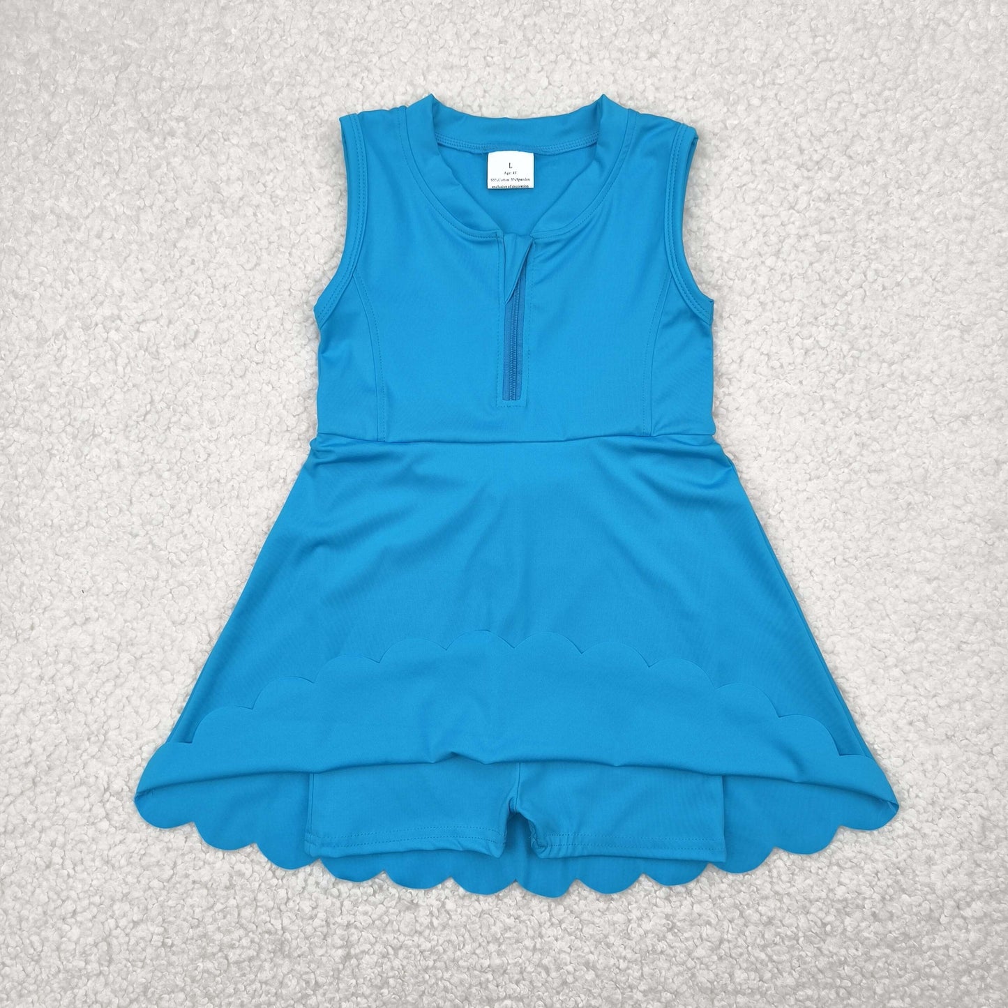 RTS NO MOQ Sibling baby girl clothes yoga suspender skirt sets