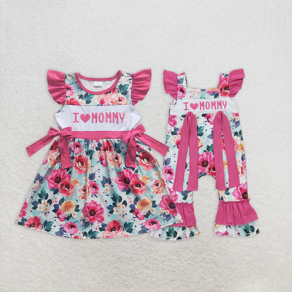 RTS Boys and girls Embroidered Short Sleeve dress rompers