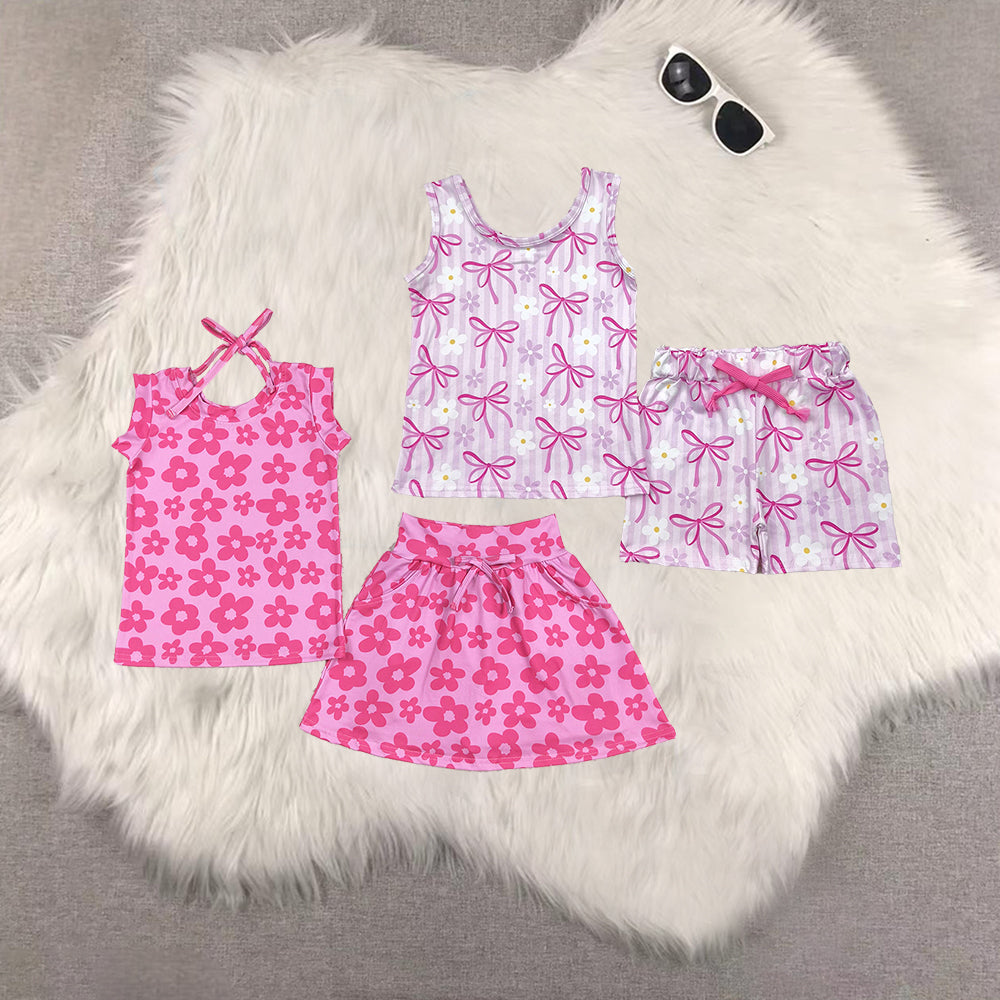 RTS Sibling baby girl clothes Short Sleeve Shorts sets and dress