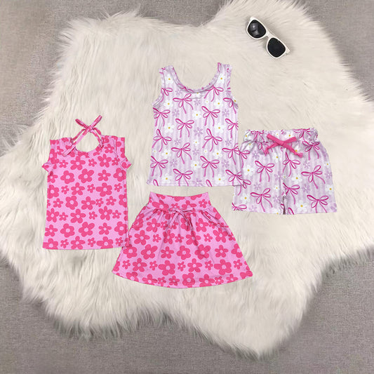 RTS Sibling baby girl clothes Short Sleeve Shorts sets and dress
