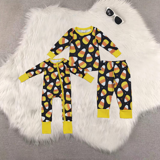RTS NO MOQ Sibling Baby boy clothes Halloween long-sleeved trousers suit & romper