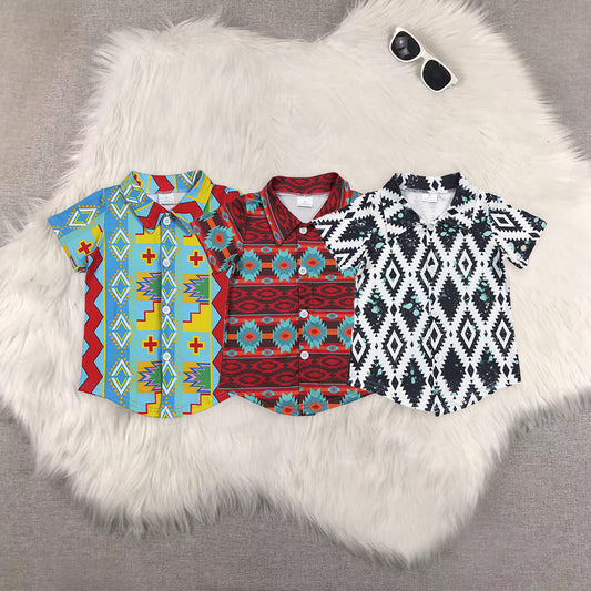 Sibling Baby Boys Shirt Shorts Summer short sleeve tops