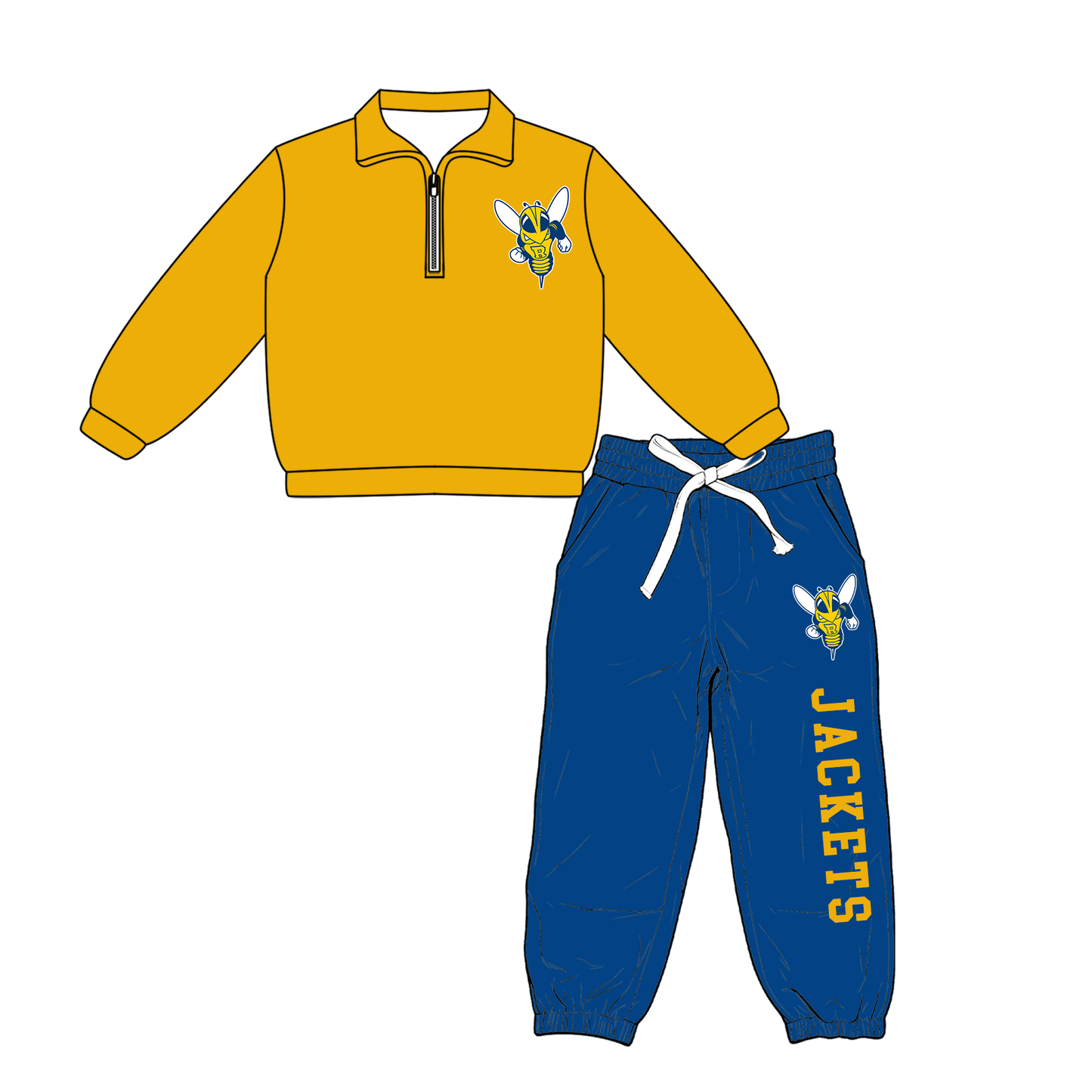 custom moq 5 mix size XY070204 Baby Kids Long Sleeve Zipper Pullover Tops Pants Outfit Set