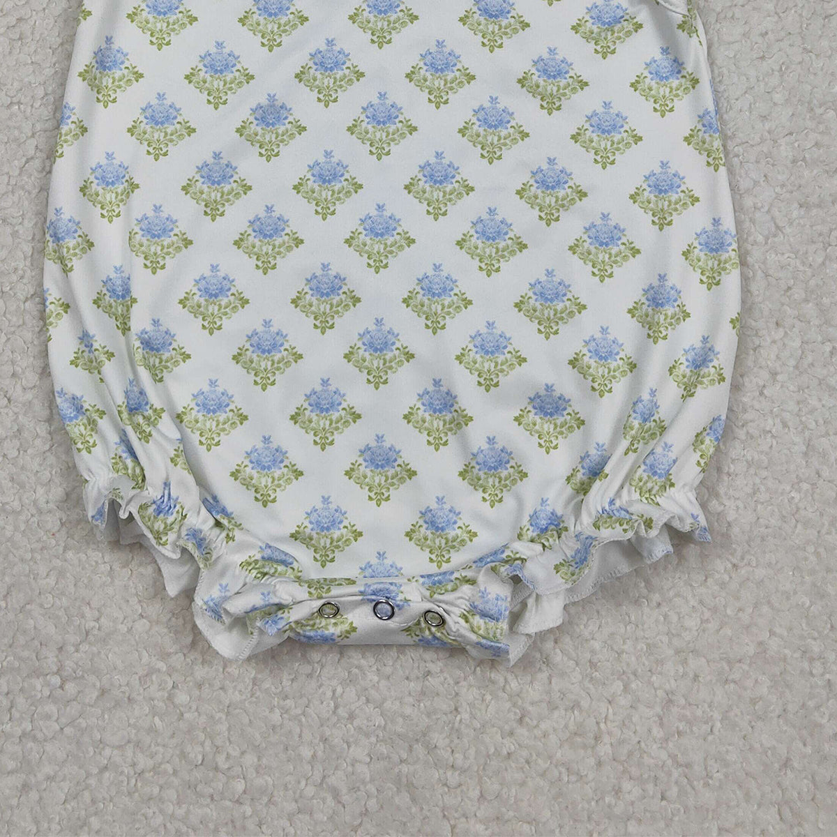 RTS NO MOQ SR3513 Baby Girls Sleeveless Ruffle Rompers Floral Plaid Outfit