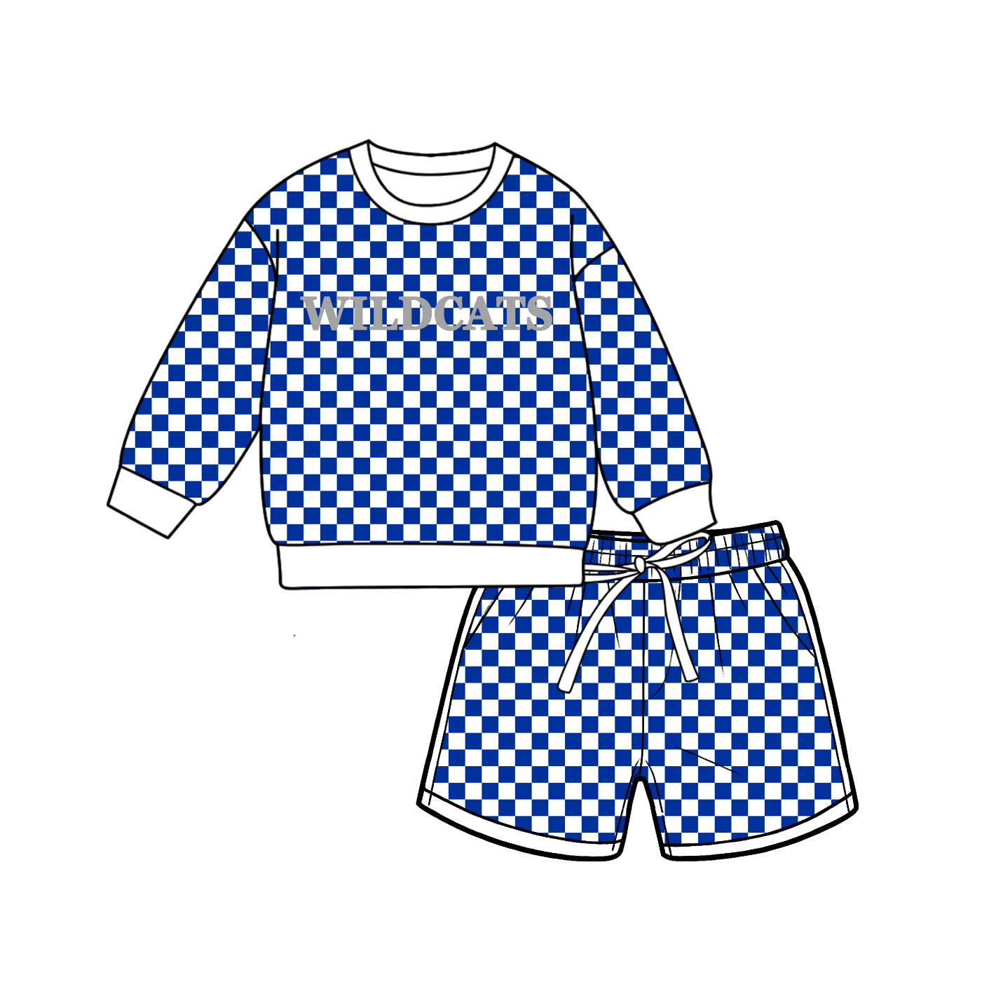 custom moq 5 mix size XY070306 Baby Kids Blue Top And Pants Daily Clothes Sets
