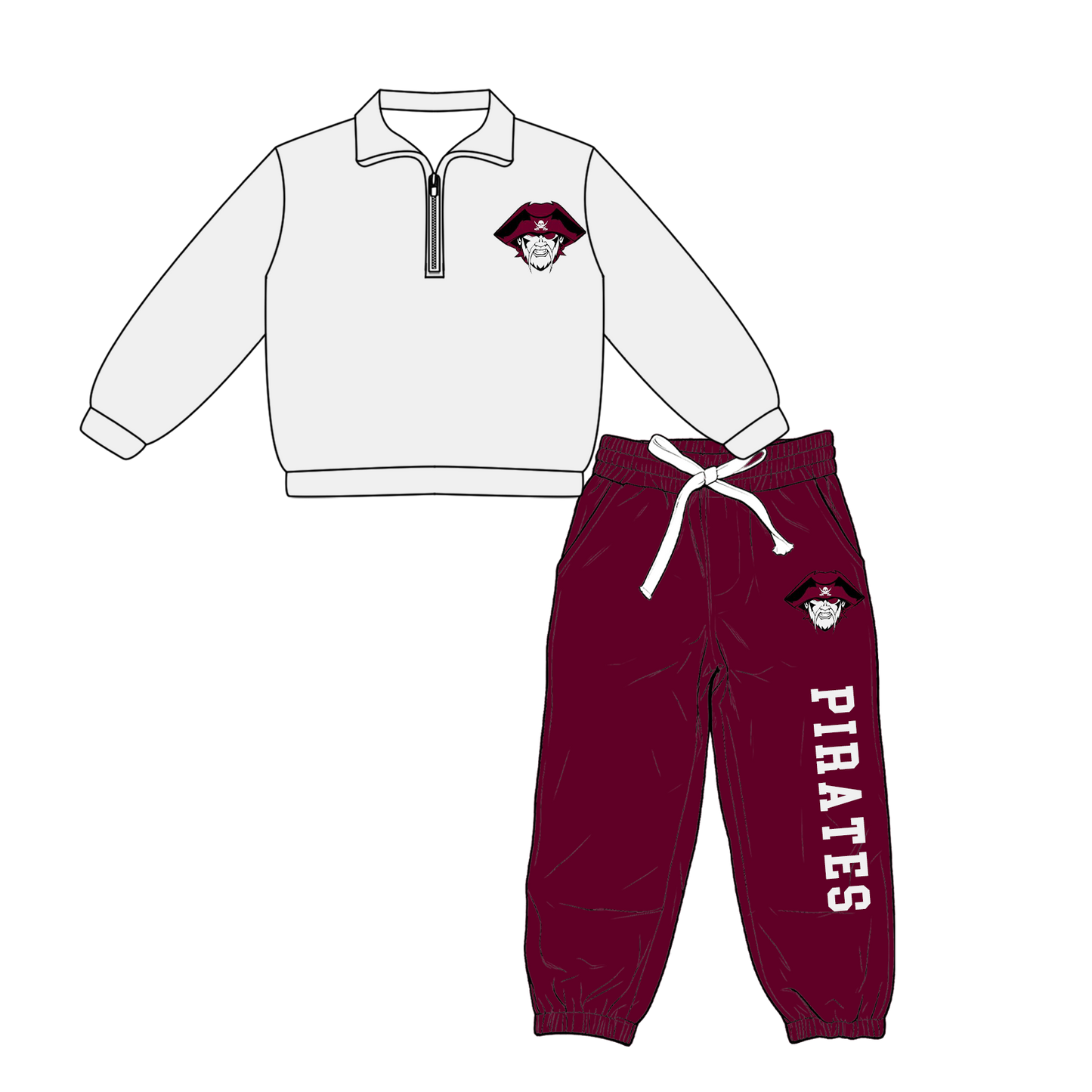 custom moq 5 mix size XY070204 Baby Kids Long Sleeve Zipper Pullover Tops Pants Outfit Set
