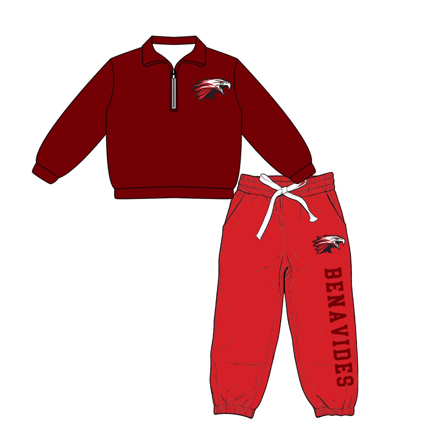 custom moq 5 mix size XY070204 Baby Kids Long Sleeve Zipper Pullover Tops Pants Outfit Set