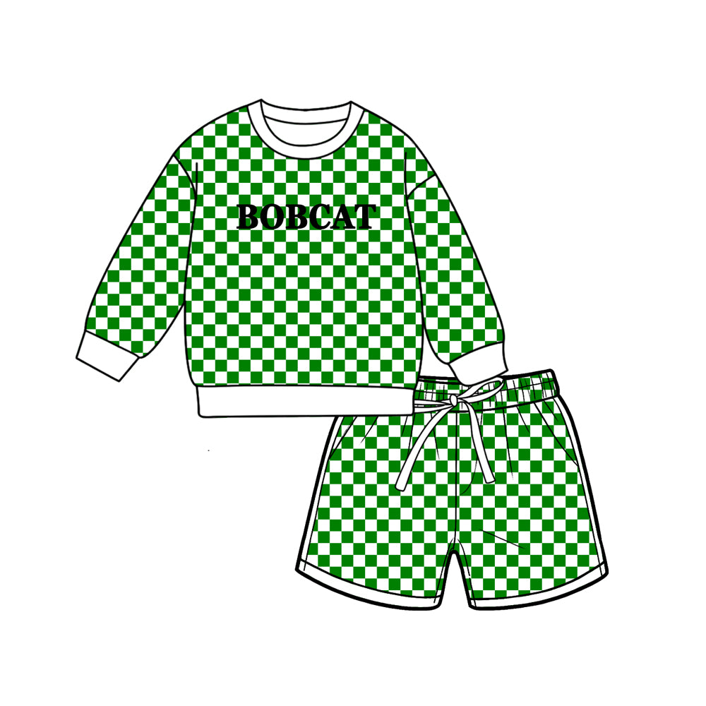custom moq 5 mix size XY070404 Baby Kids Green Top And Pants Casual Fashion Outfit Set