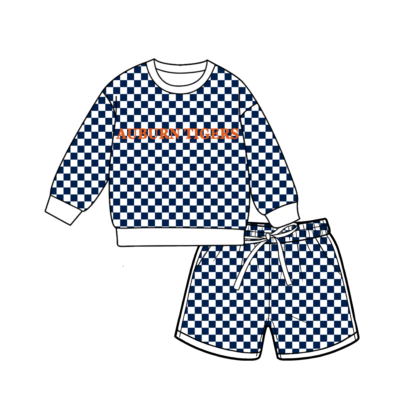 custom moq 5 mix size XY070304 Baby Kids Navy Blue Top And Pants Casual Clothes Sets