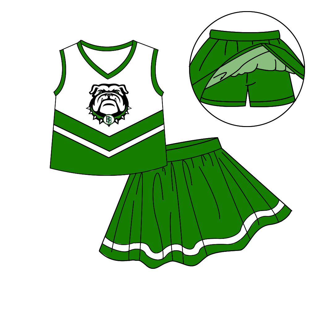 custom moq 5 mix size XY062704 Baby Girls Stripe Sleeveless Tank Built In Short Skort Outfit Set