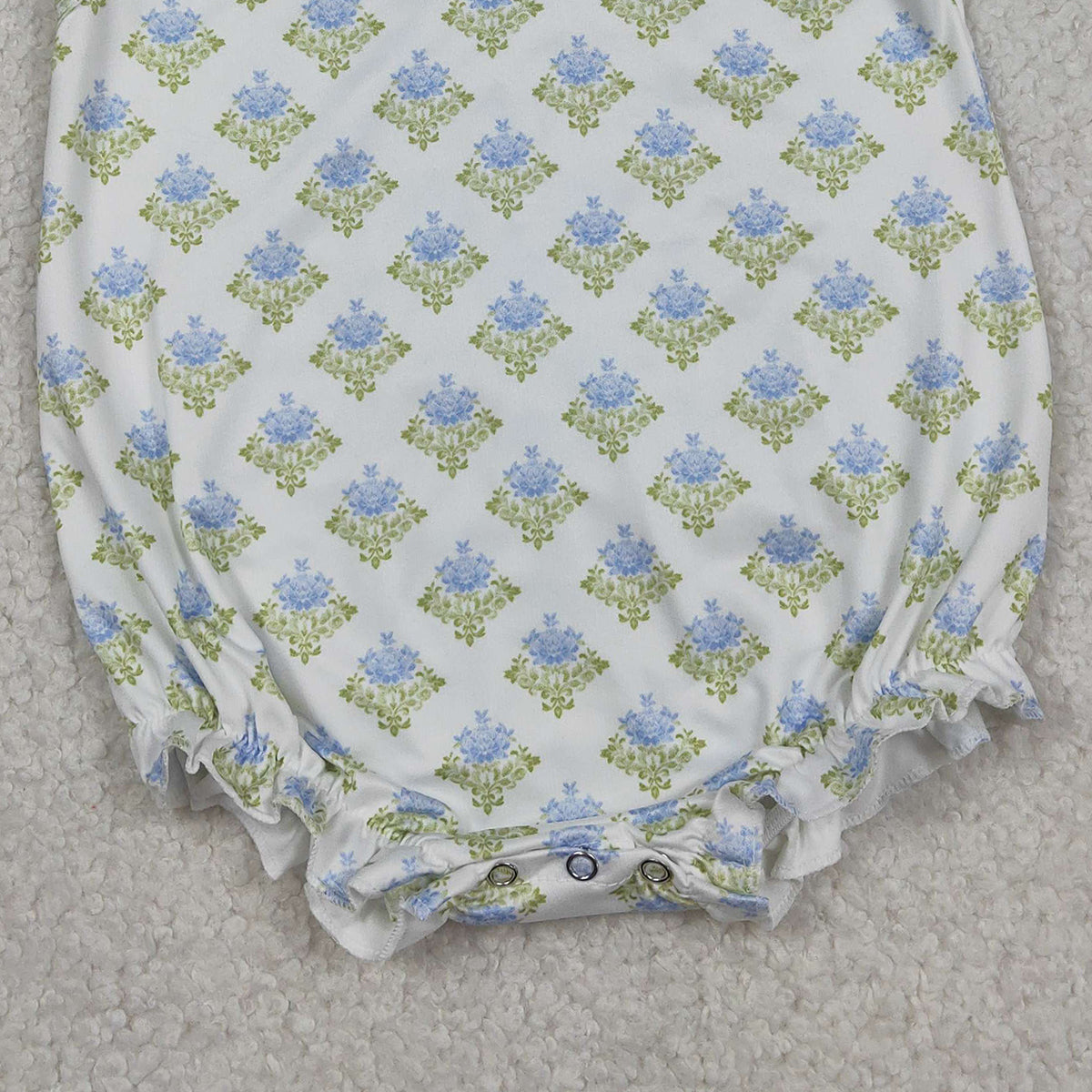 RTS NO MOQ SR3513 Baby Girls Sleeveless Ruffle Rompers Floral Plaid Outfit
