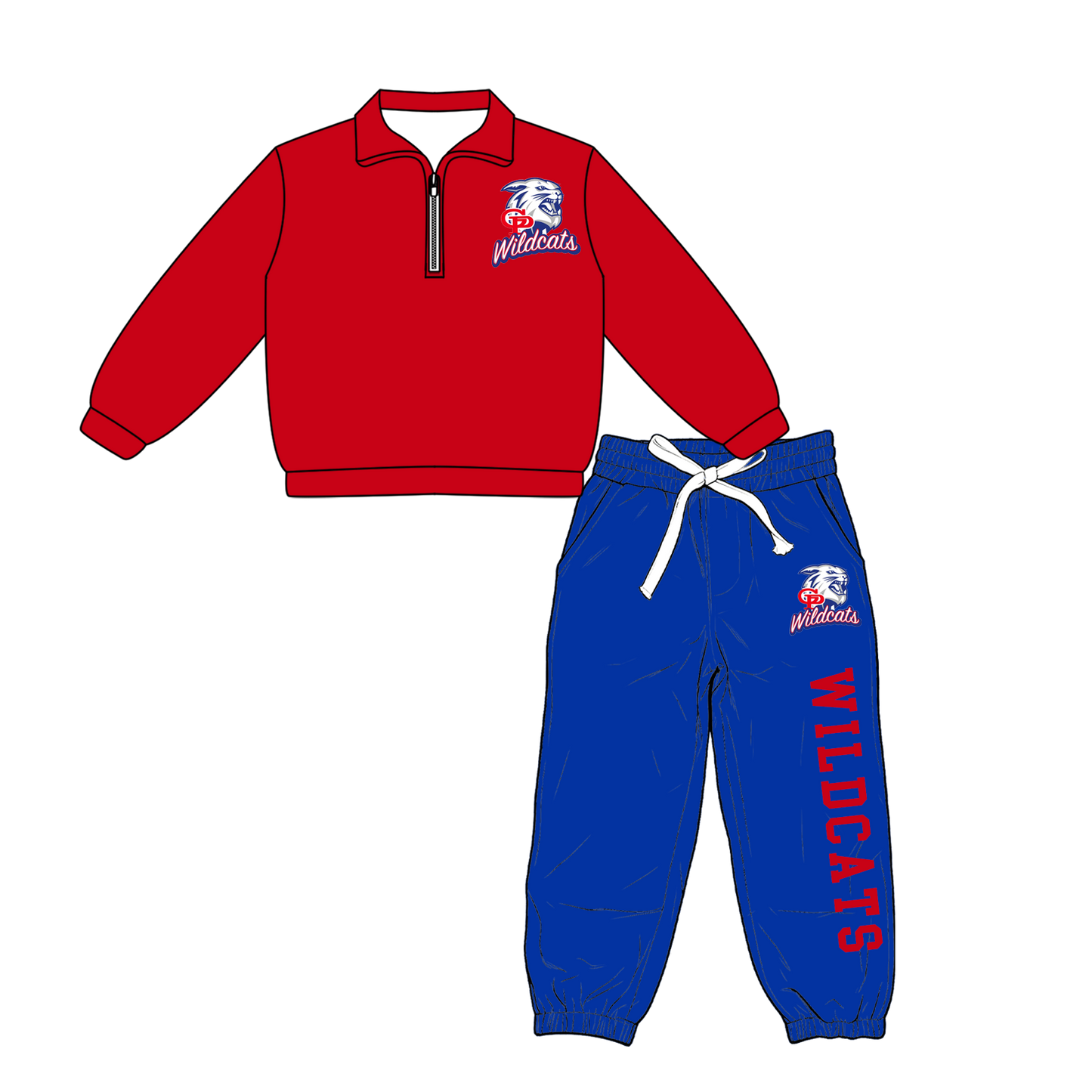 custom moq 5 mix size XY070204 Baby Kids Long Sleeve Zipper Pullover Tops Pants Outfit Set