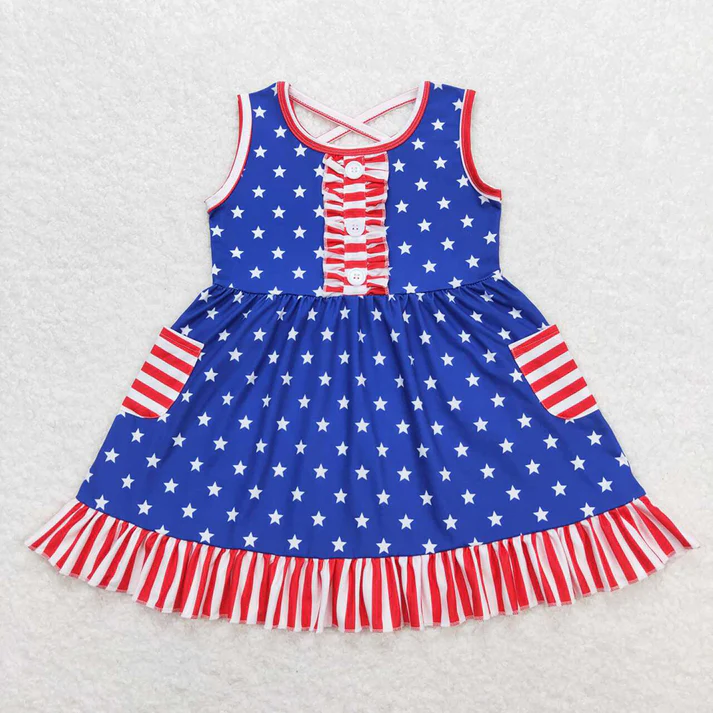 RTS NO MOQ Girls Boys stars Clothes Sets and romper