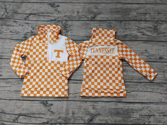 Custom moq 5 mix size milk silk baby girls clothes team orange long sleeve top-25.8.2