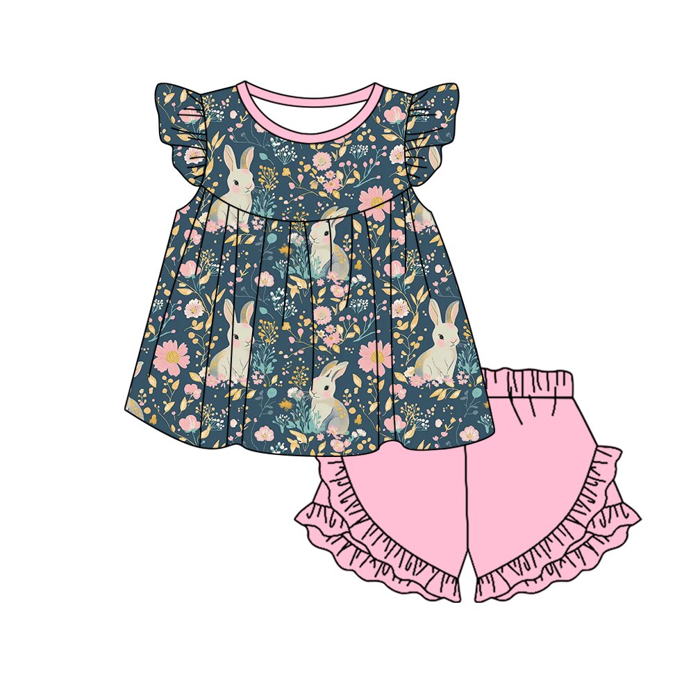 25.11.13 custom each style moq 5 eta 6-8week Sibling Sisters baby girl clothes short sleeve shorts sets 5 match family design