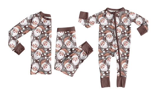25.7.25 custom each style moq 5eta 4-6week Sibling Sister Christmas baby boy long sleeve pants sets and rompers match family design