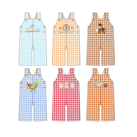25.6.5 custom each style moq 5eta 4-6week Sibling Sisters baby boy long sleeve jumpsuit 1 and jumpsuit 6 match family design