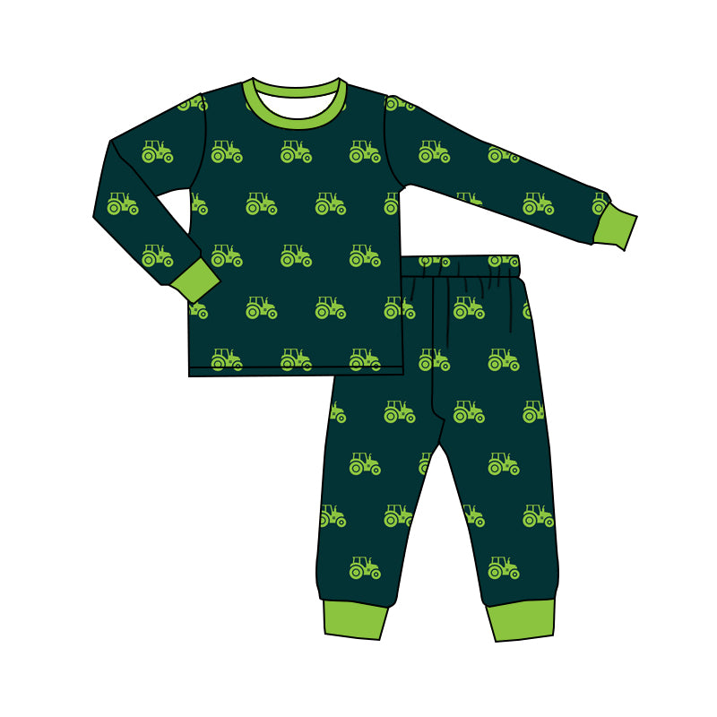 9.6 custom each style moq 5eta 4-6week Sibling Sister green baby boys sets and rompers match family design