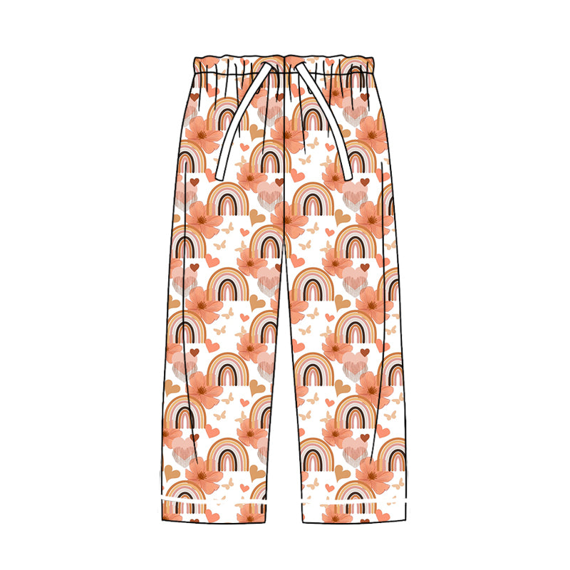 8.2 custom each style moq 5eta 4-6week adult clothes rainbow orange long pants adult man pants