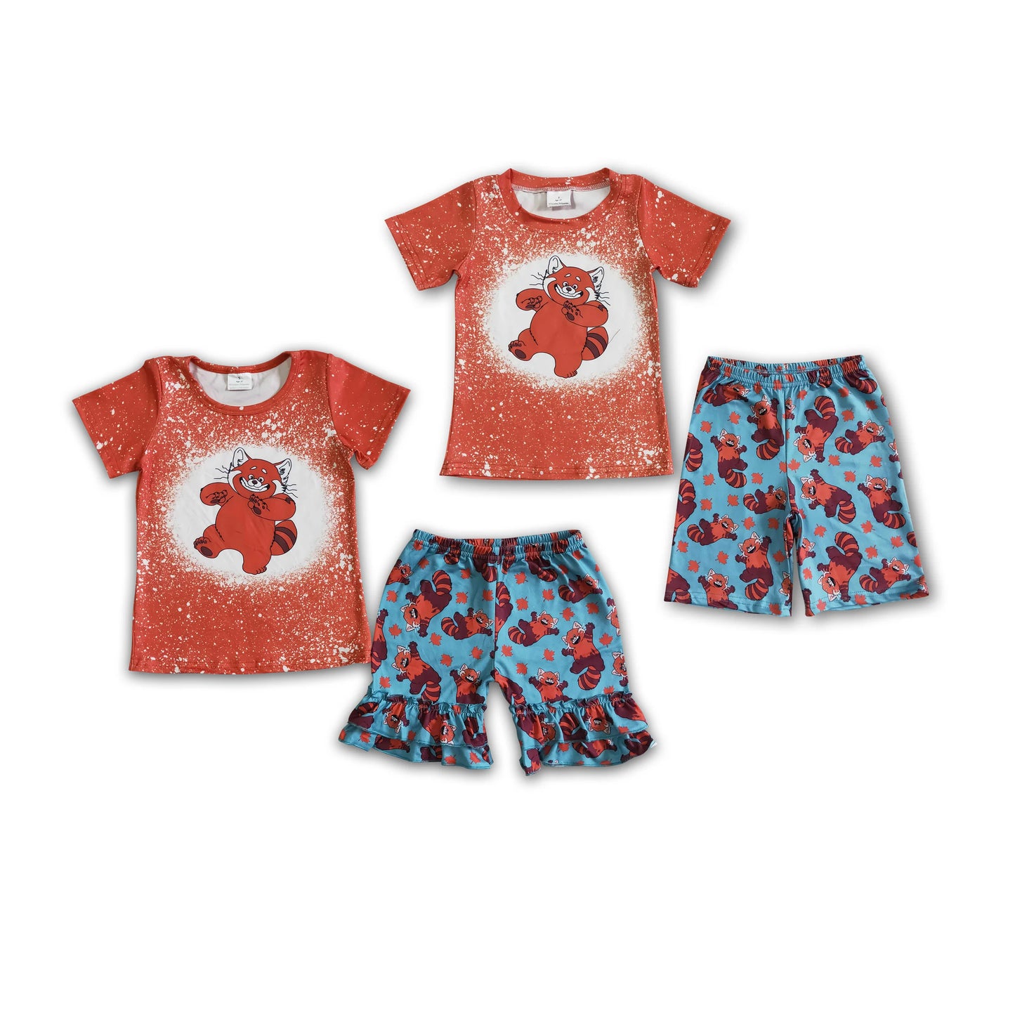 RTS NO MOQ short-sleeved shorts suit & short-sleeved sets