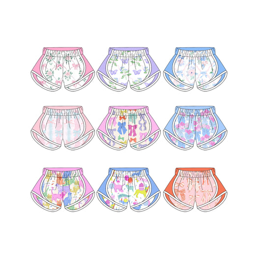 3.20 custom each style moq 5eta 4-6week Sibling Sister baby girl clothes summer shorts 1 and shorts 9 match family design