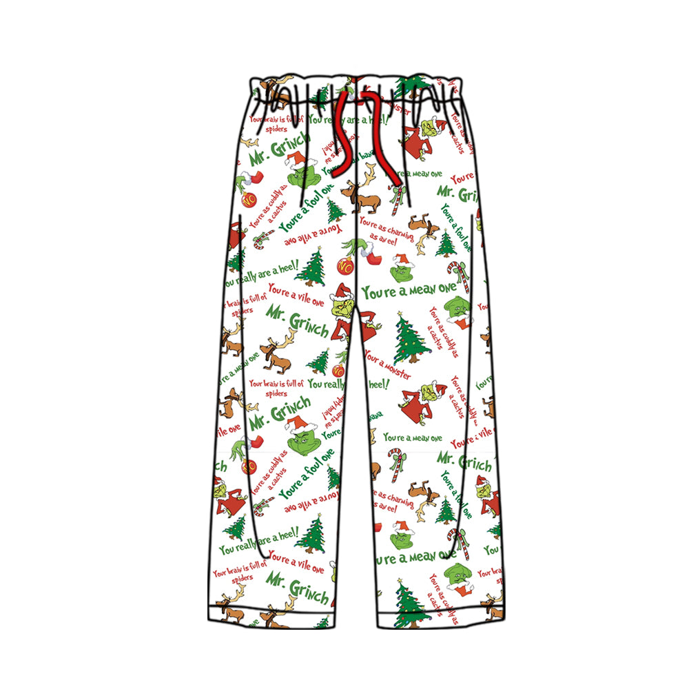 5.31 custom each style moq 5eta 4-6week baby clothes Christmas trees adult pants adult men
