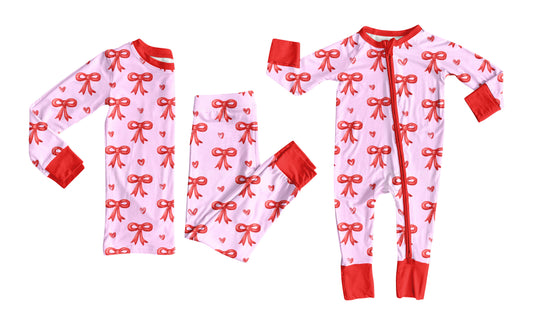 25.10.1 custom each style moq 8 eta 6-8week Sibling Sisters love bow baby girl clothes long sleeve pants sets and romper match family design