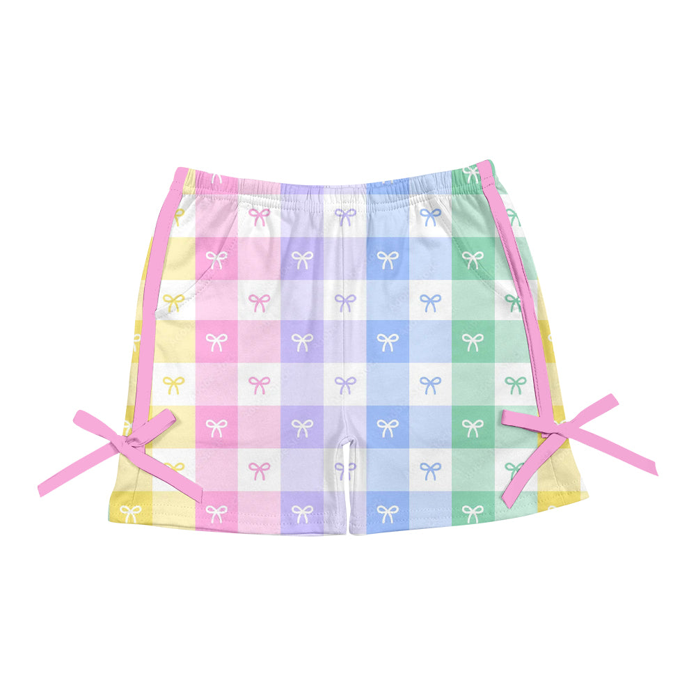3.29 custom each style moq 5eta 4-6week Sibling Sister baby girl clothes summer shorts 1 and shorts 3 match family design