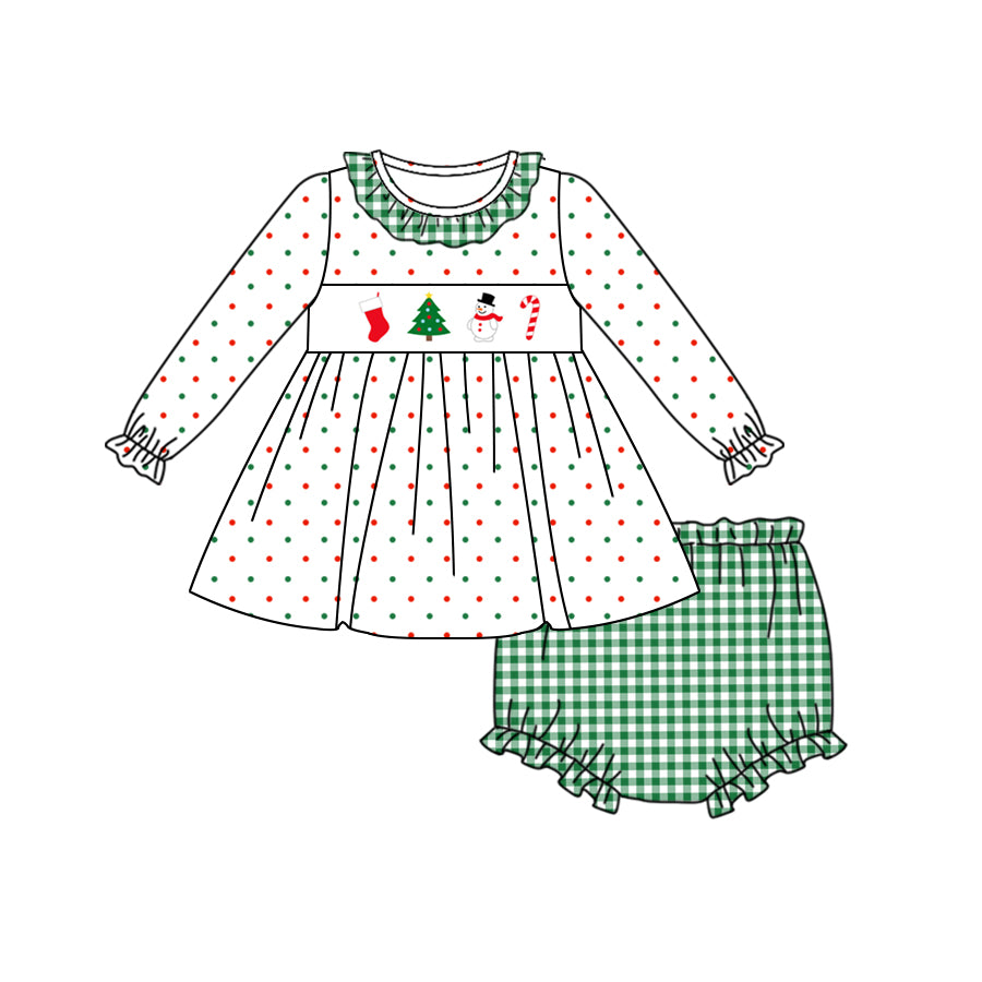 6.18 custom each style moq 5eta 4-6week Sibling Sister Christmas baby girls and boys sets and briefs sets match family design