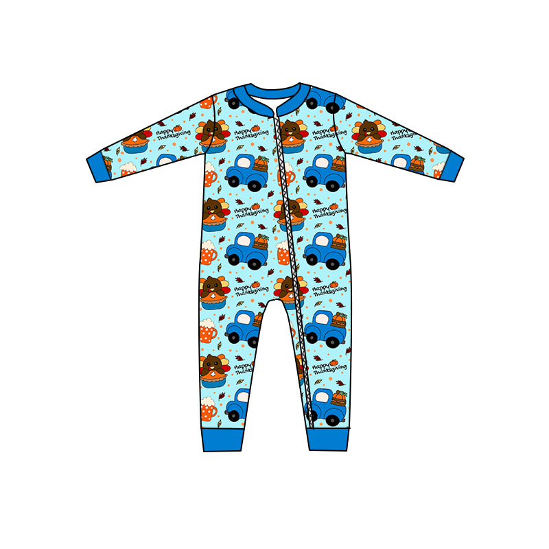 7.1 custom each style moq 5eta 4-6week Sibling Sister turkey blue baby boys sets and rompers match family design