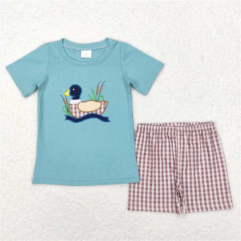 Sibling Baby Boys Shirt Shorts Summer Brother Rompers Outfits Clothes Sets