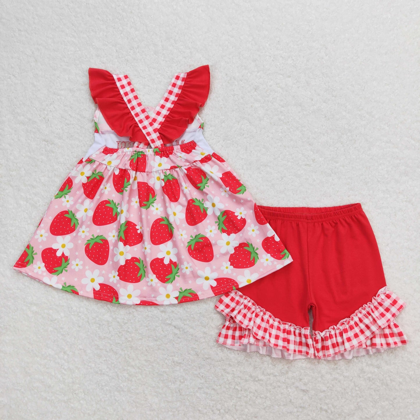 Baby Boys embroidery MAMA GIRL Shorts Summer Rompers Outfits Clothes Sets