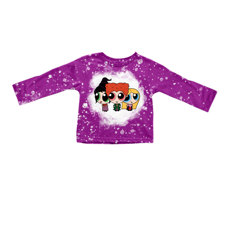 6.22 custom each style moq 5 eta 4-6week pink baby girls clothes purple long sleeve top