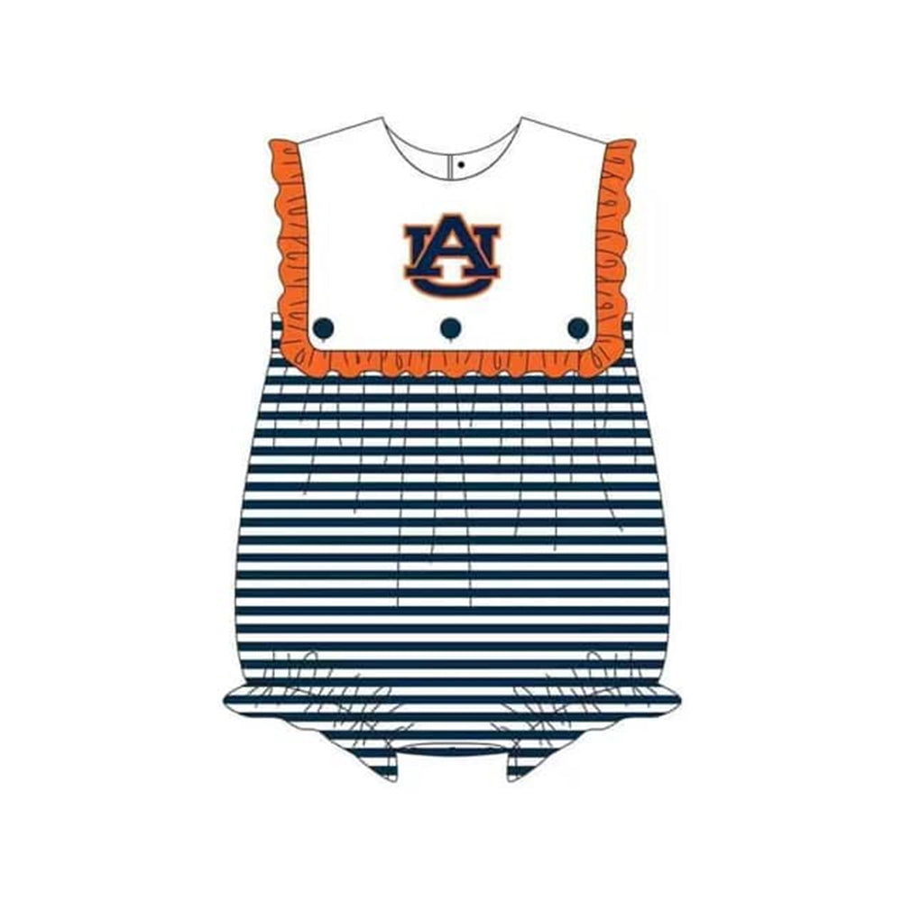 Custom MOQ 3 MIX SIZE ETA 6-7weeks Auburn Striped romper and skirt top