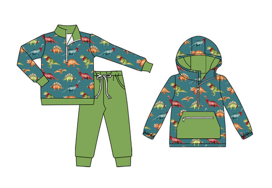 25.7.26 custom each style moq 5eta 4-6week Sibling Sisters dinosaur baby girl long sleeve pants sets and top match family design