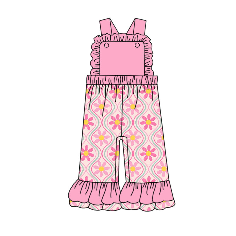 5.5 custom each style moq 5eta 4-6week Sibling Sister baby girl short sleeve jumpsuit 1 and jumpsuit 4 match design