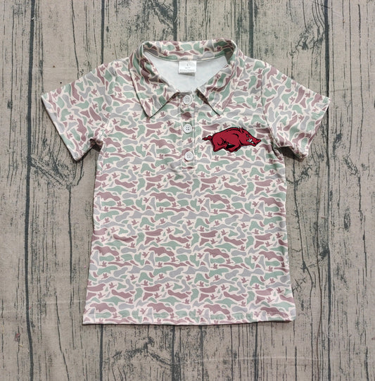 Custom moq 5 mix size milk silk baby boys clothes team camouflage summer short sleeve top-25.11.20