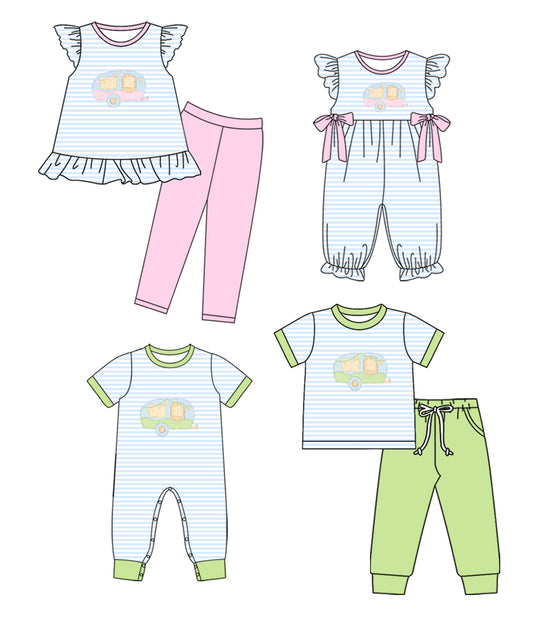 25.11.15 custom each style moq 5 eta 6-8week Sibling Sisters baby girl short sleeve pants sets and rompers 2 match family design