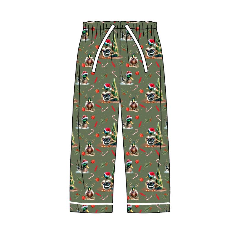 8.22 custom each style moq 5eta 4-6week adult clothes Christmas long pants adult man pants