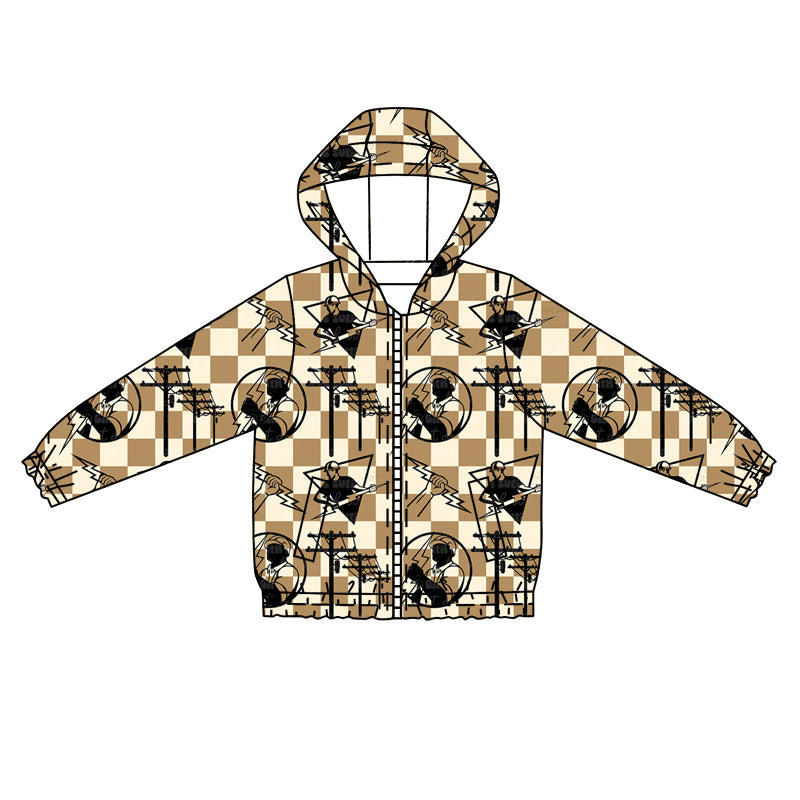 10.24 custom each style moq 5 eta 4-6week baby boys clothes black hooded long sleeve top