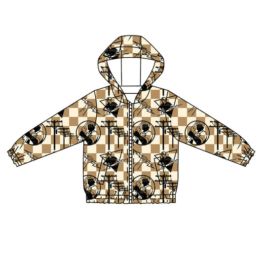 10.24 custom each style moq 5 eta 4-6week baby boys clothes black hooded long sleeve top