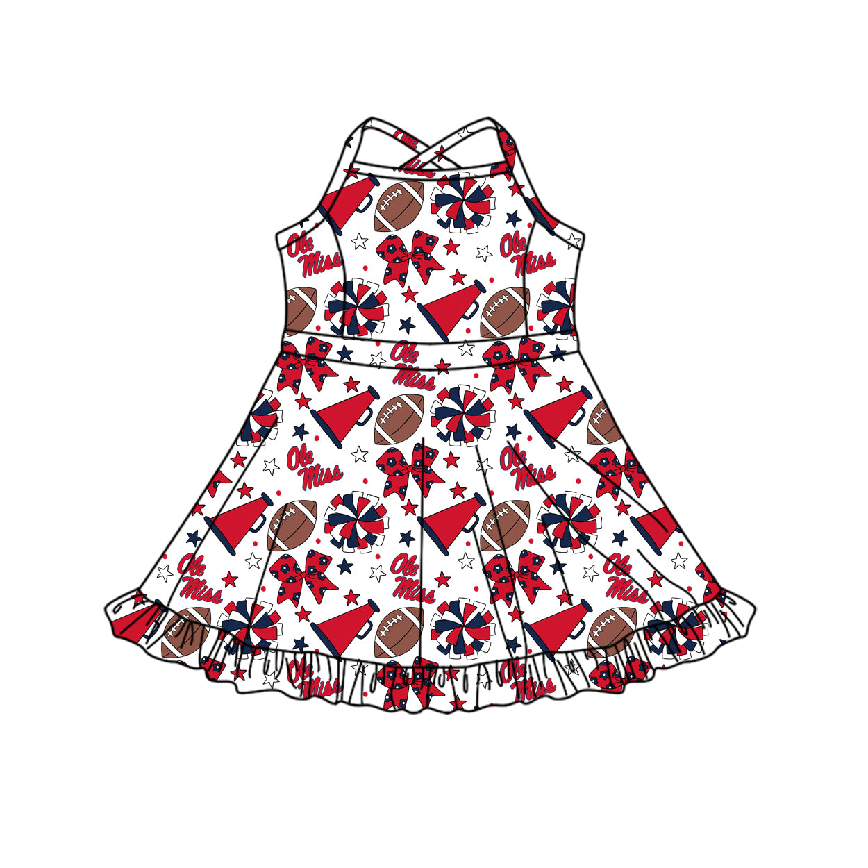 Custom moq 5 mix size milk silk summer teams Baby Girls Strap Red Bows Knee-Length Yoga Dress Activity Wear