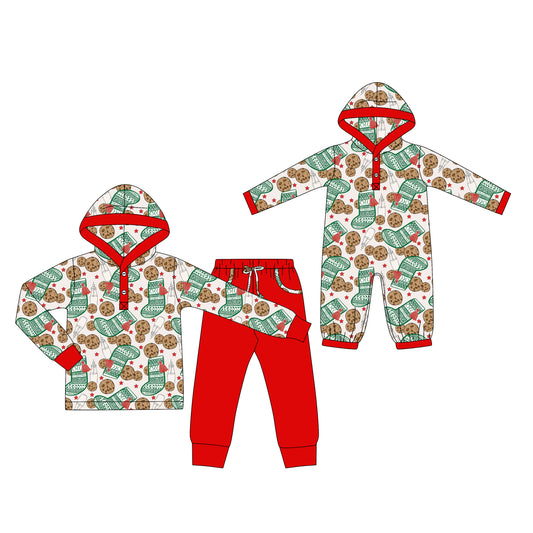 25.8.26 custom each style moq 5eta 4-6week Sibling Sisters Christmas baby boy clothes long sleeve pants sets and romper match family design
