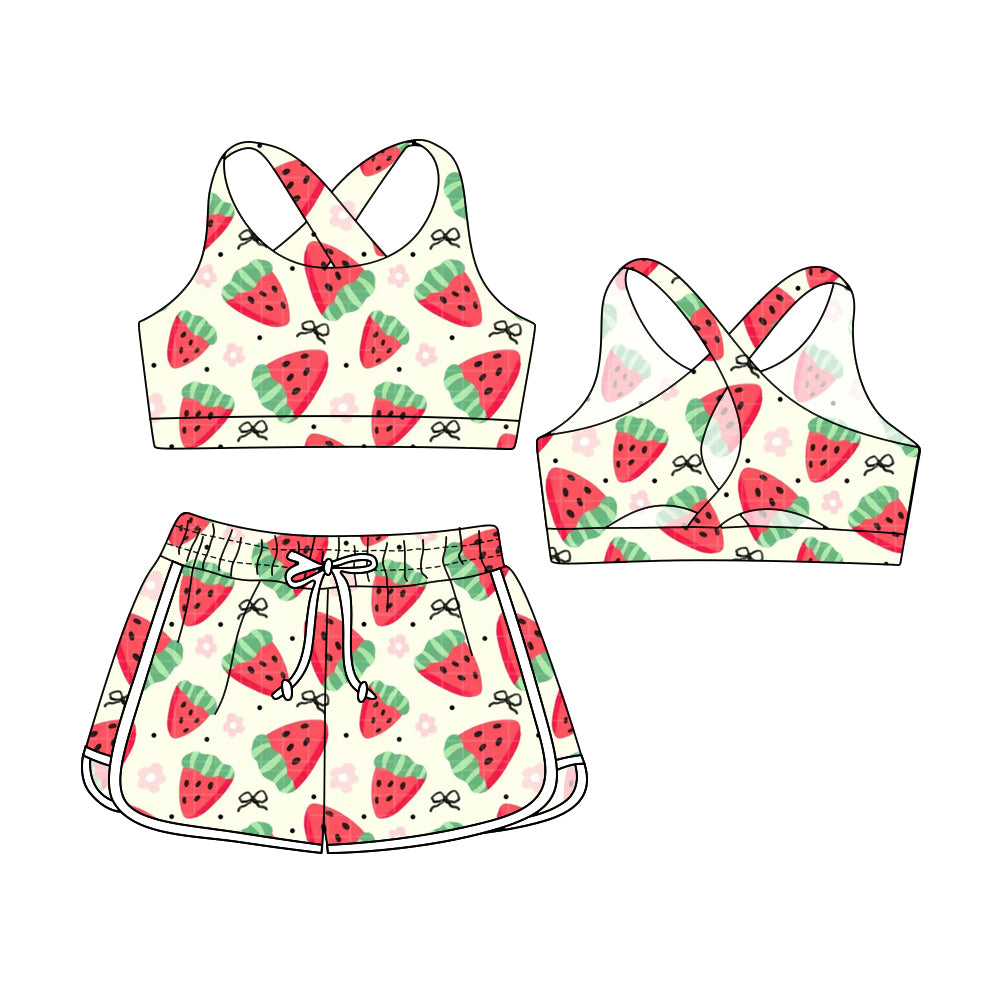 3.29 custom each style moq 5eta 4-6week Sibling Sister baby girls short sleeve set and set 8 match design