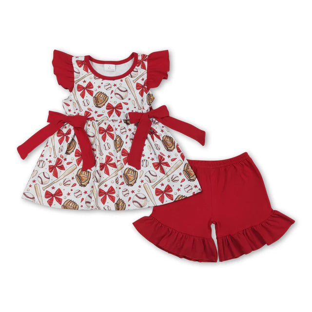 RTS NO MOQ Sibling Baby Girls Rabbit Eggs Tunic Ruffle Shorts Easter Clothes Set Knee Length Dress Rompers