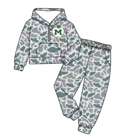 （PRE ORDER ）Deadline   October 15 custom no moq Camouflage hat long-sleeved trousers suit sets fall sets