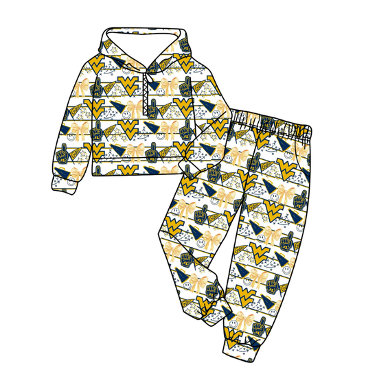 Custom moq 5 mix size milk silk summer teams baby boy clothes hooded long sleeve pants sets-25.11.6