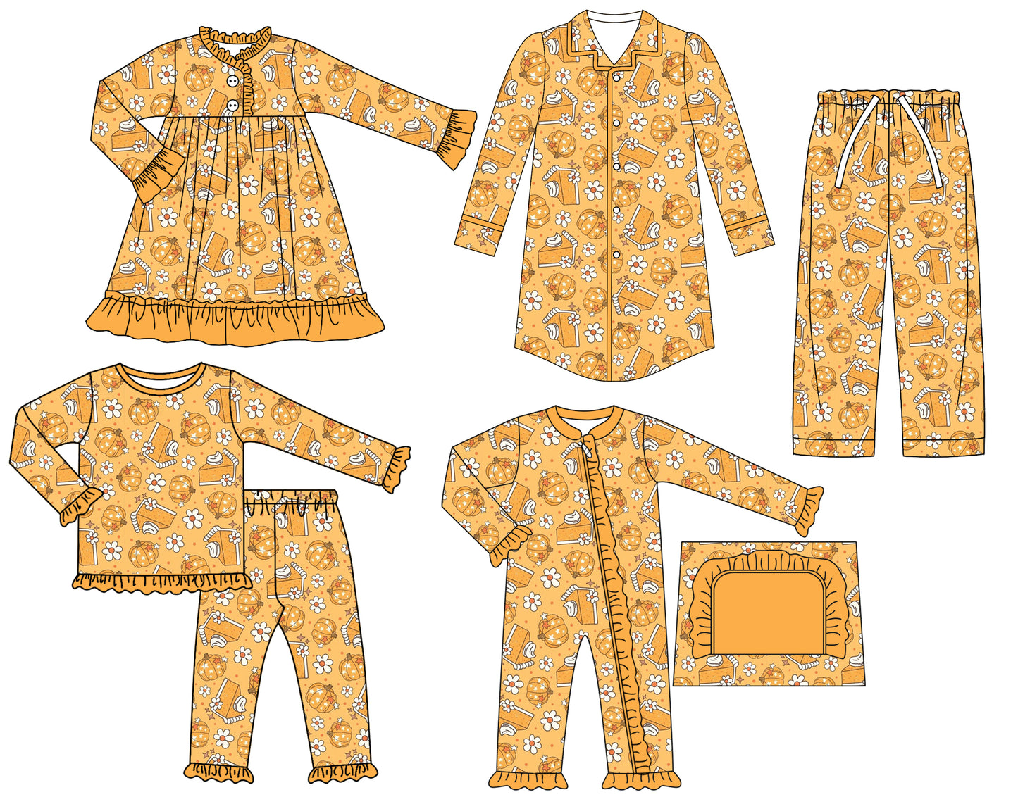 25.7.4 custom each style moq 5eta 4-6week Sibling Sisters baby girl long sleeve pants sets and adult top and adult pants and romper and dress match family design