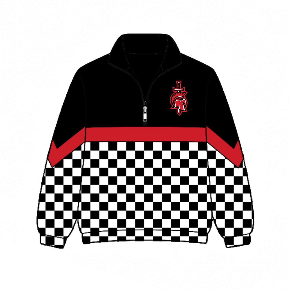 custom moq 5 mix size MSD072507 Baby Kids Casual Checked Zip Pullover Long Sleeve Team Top