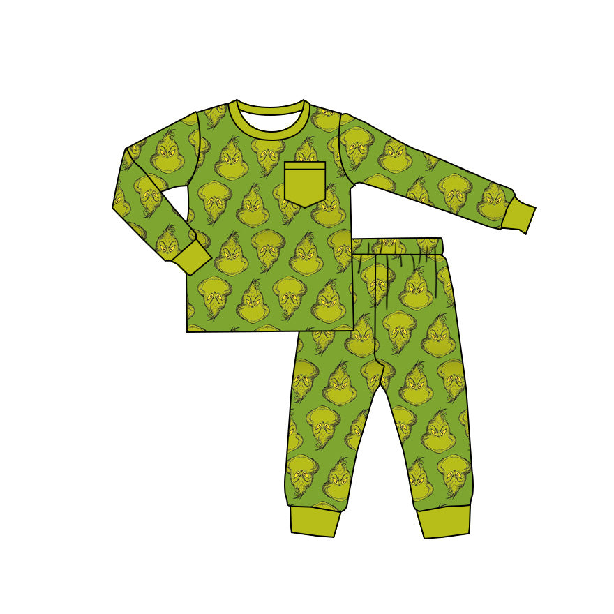 25.8.29 custom each style moq 5 eta 4-6week Sibling Sisters Christmas baby girl long sleeve pants sets 2